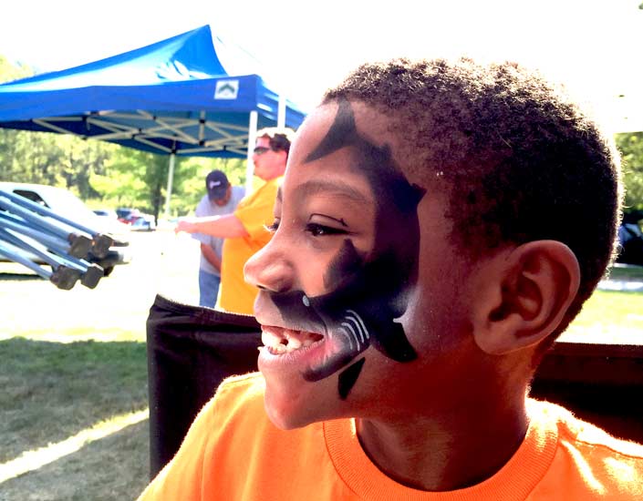 Big Grins Airbrush Face Painting Shark