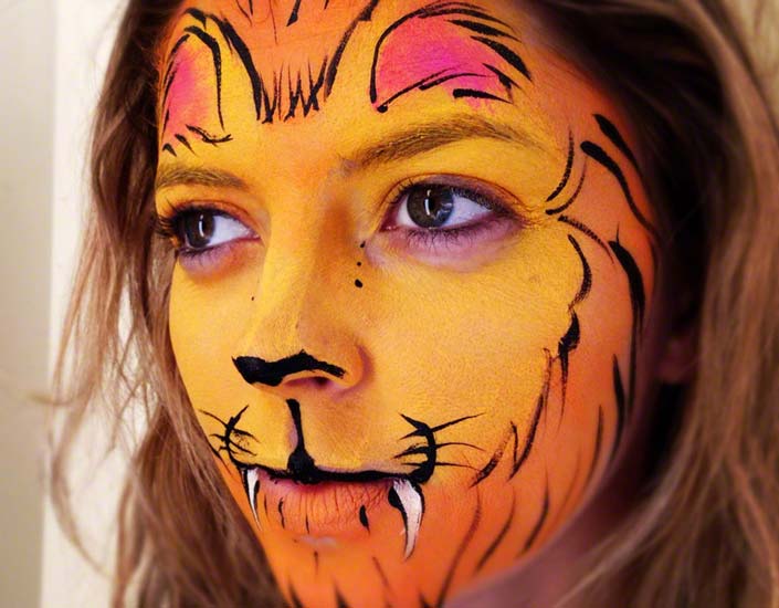 Big Grins Face Painting Lion