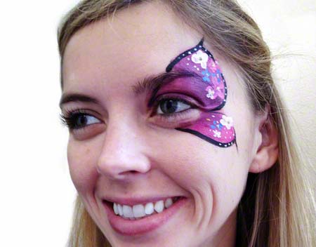 Big Grins Butterfly Face Painting